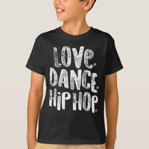 Camiseta Regalo blanco de los bailarines de Hip Hop de la