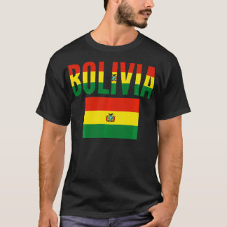 Camiseta Regalo boliviano Bandera de Bolivia Pullover