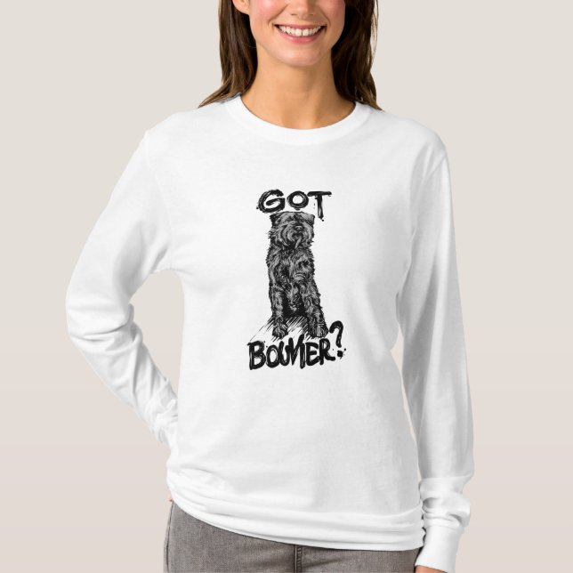 Camiseta Regalo Bouvier De Flandres para dueños de perros (Anverso)