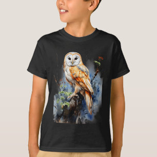 Camiseta Regalo búho barn búho realista naturaleza fugaz
