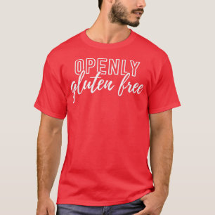 Camiseta Regalo Celiaco Abiertamente Gluten Gratuito