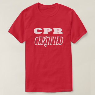 Camiseta regalo certificado de cpr