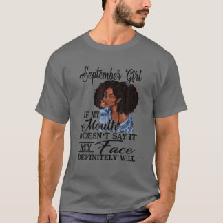Camiseta Regalo Chica de Septiembre Para Chicas Cumpleaños