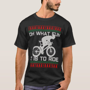 Camiseta Regalo ciclista - Oh Qué Navidades tan graciosos c