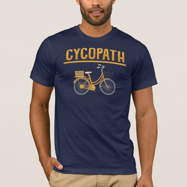 Camiseta Regalo ciclista Pun Cycopath para entusiastas del  (Anverso)