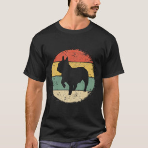 Camiseta Regalo circular retro para dueño de Pug Puggle Pad