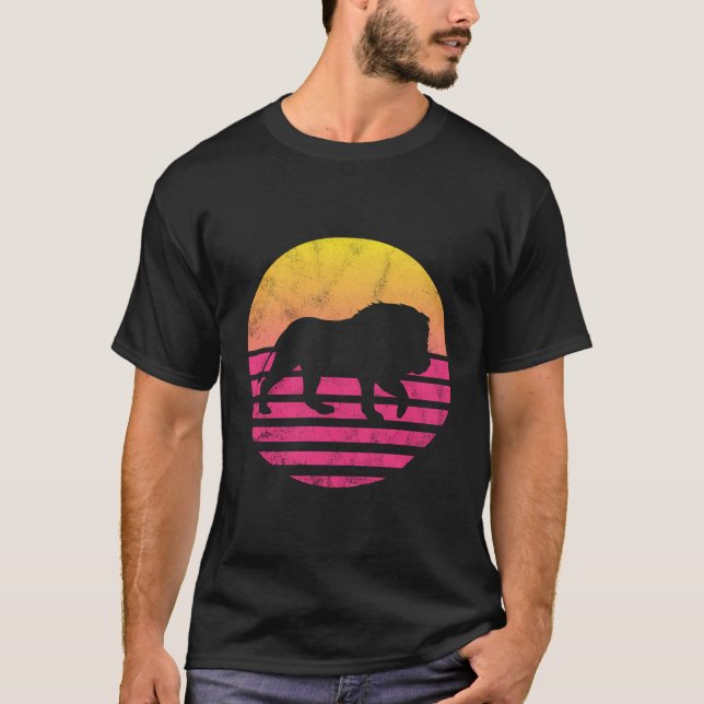 Camiseta Regalo clásico de león (Anverso)