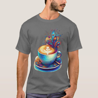 Camiseta Regalo colorido de café