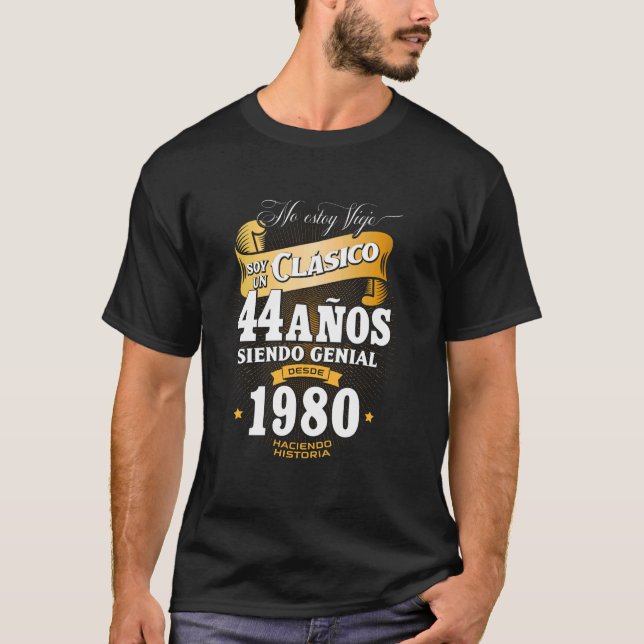 Camiseta Regalo compl. 44.º regalo de cumpleaños para hombr (Anverso)