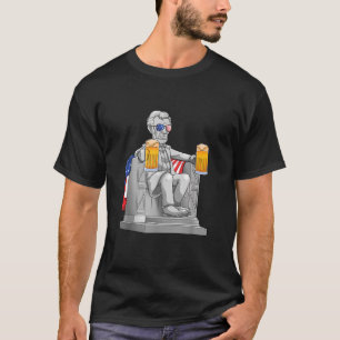 Camiseta Regalo conmemorativo de Drinkin de Abe Lincoln