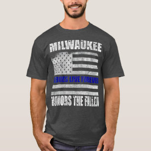 Camiseta Regalo conmemorativo de la policía de Milwaukee pa
