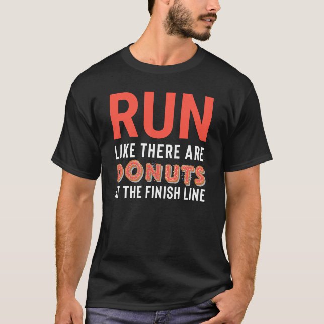 Camiseta Regalo corriente de la aptitud del buñuelo (Anverso)