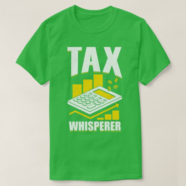 Camiseta Regalo CPA de Contador de Whisperer de Impuestos (Diseño del anverso)