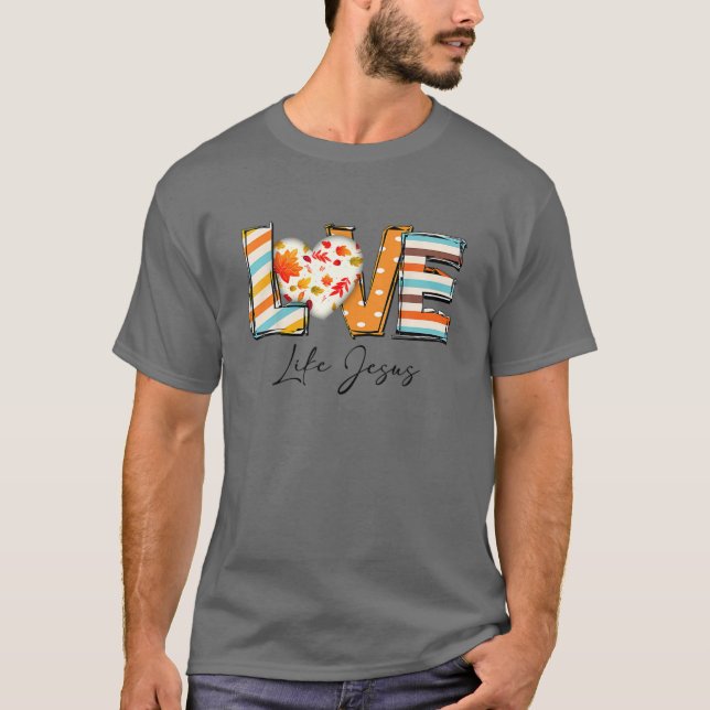 Camiseta Regalo cristiano Cheetah Leopard Love Like Jesus T (Anverso)