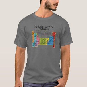 Camiseta Regalo Cristiano - Palabra De Dios - Tabla Periód