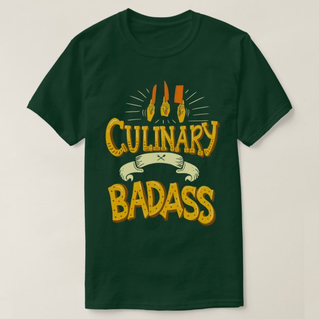Camiseta Regalo culinario de citas de chef divertidos (Diseño del anverso)