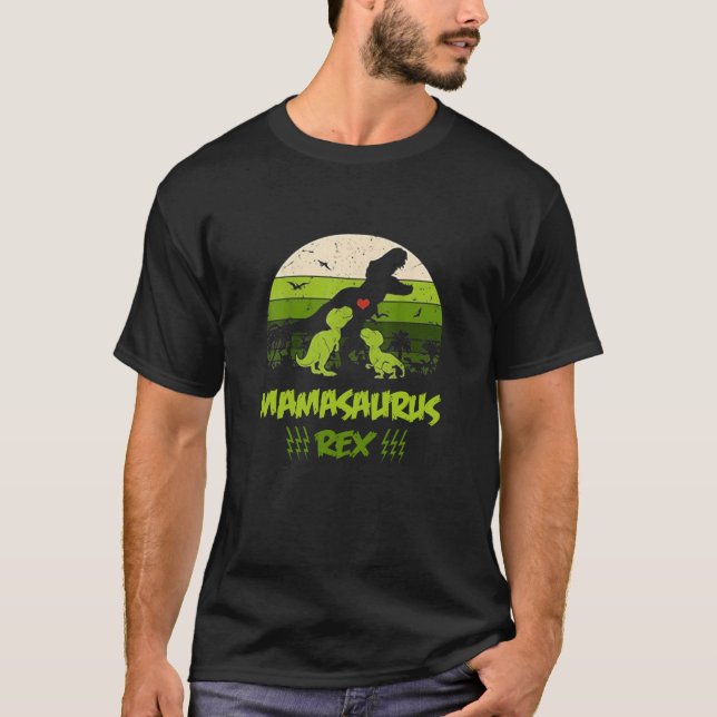Camiseta Regalo Cute Mamasaurus Rex 2020 para mamás (Anverso)