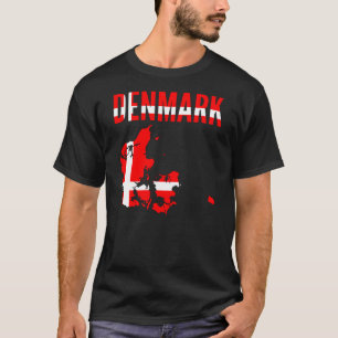 Camiseta Regalo danés - bandera de la nación del país de