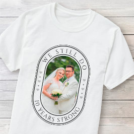 Camiseta Regalo de 10º Aniversario de Boda para Parejas con