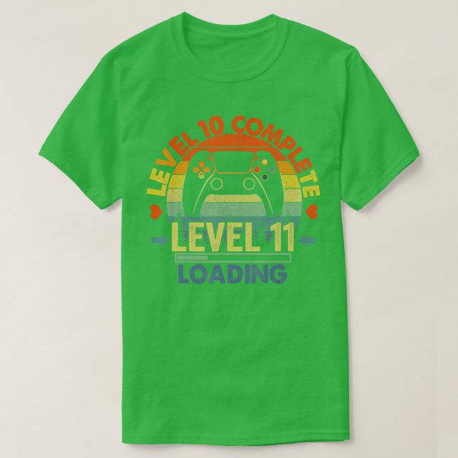 Camiseta Regalo de 10° aniversario completo 10° Boda y (Diseño del anverso)