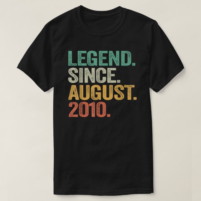 Camiseta Regalo de 12 años 12ª leyenda de cumpleaños desde  (Diseño del anverso)