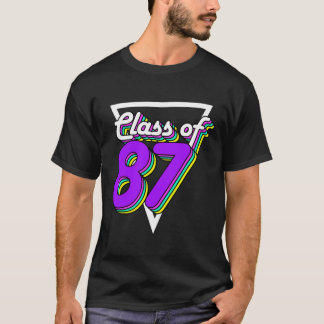 Camiseta Regalo de 32 años de clase secundaria de 1987 87