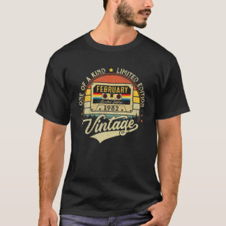 Camiseta Regalo de 40 años Febrero 1982 Edición limitada 40