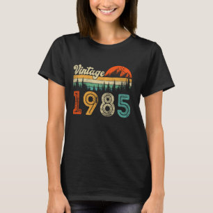 Camiseta Regalo de 40 años Hombres Mujeres Vintage 1985 40t