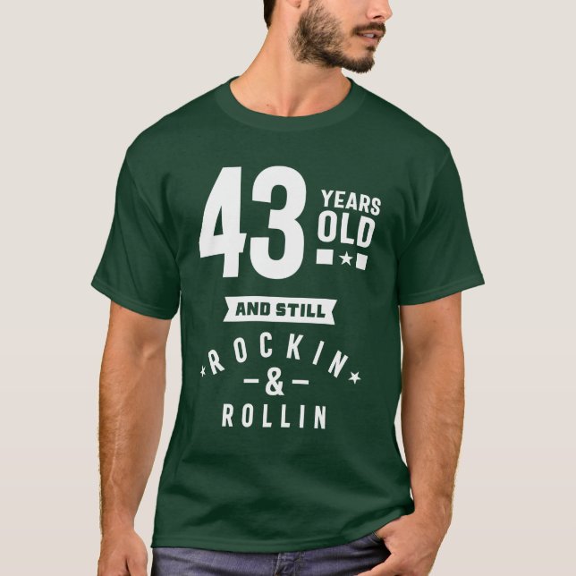 Camiseta Regalo de 43 años | 43 Ideas de regalo de cumpleañ (Anverso)