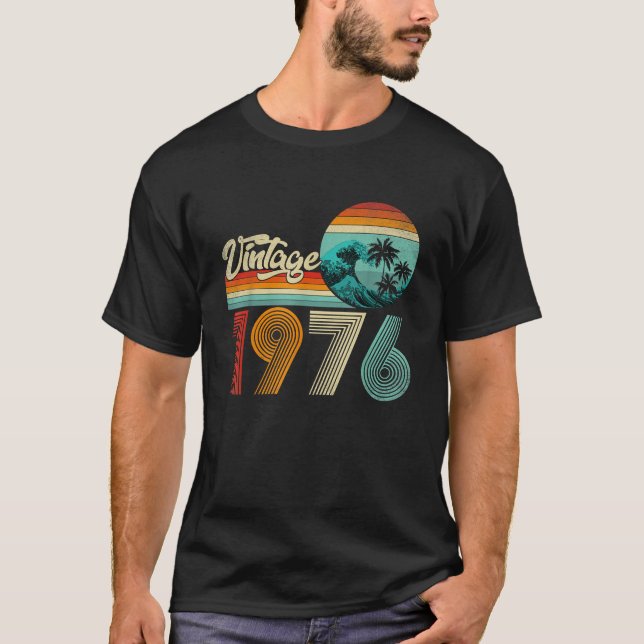 Camiseta Regalo de 50 años hecho en 1976 Regalos clásicos (Anverso)