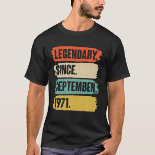 Camiseta Regalo de 50 años - Legendario desde septiembre de