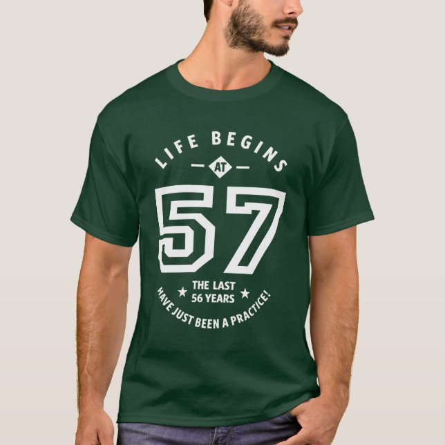 Camiseta Regalo de 57 años | 57.ª Ideas de Regalo por Cumpl (Anverso)