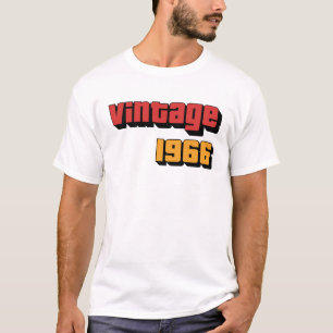 Camiseta Regalo de 58 años hombres mujeres vintage 1966 cum
