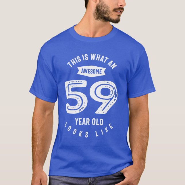 Camiseta Regalo de 59 años | 59ª Ideas de Regalo por Cumple (Anverso)
