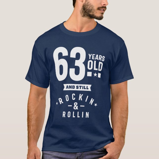 Camiseta Regalo de 63 años | 63 Ideas de regalo de cumpleañ (Anverso)