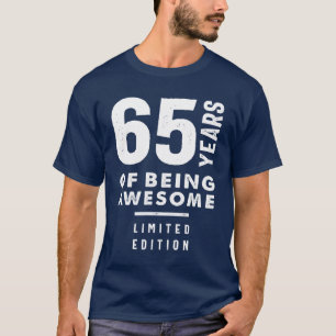 Camiseta Regalo de 65 años   65.ª Ideas de Regalo por Cumpl