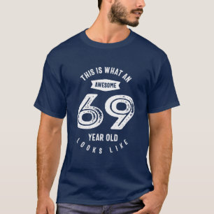 Camiseta Regalo de 69 años   69ª Ideas de Regalo por Cumple