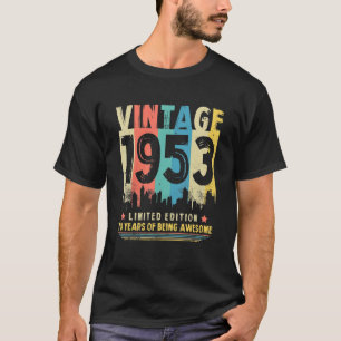 Camiseta Regalo de 70 años 70th Birthday Vintage 1953 Limit