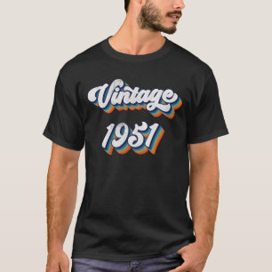 Camiseta Regalo de 73 años hombres mujeres vintage 1951 73 