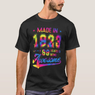 Camiseta Regalo De 99 Años Nacido En 1923 Tie Dye 99º Nacim