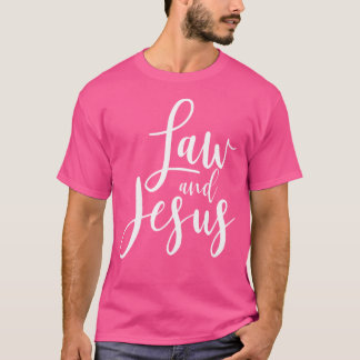 Camiseta Regalo de abogada por su divertida ley Jesús Mujer