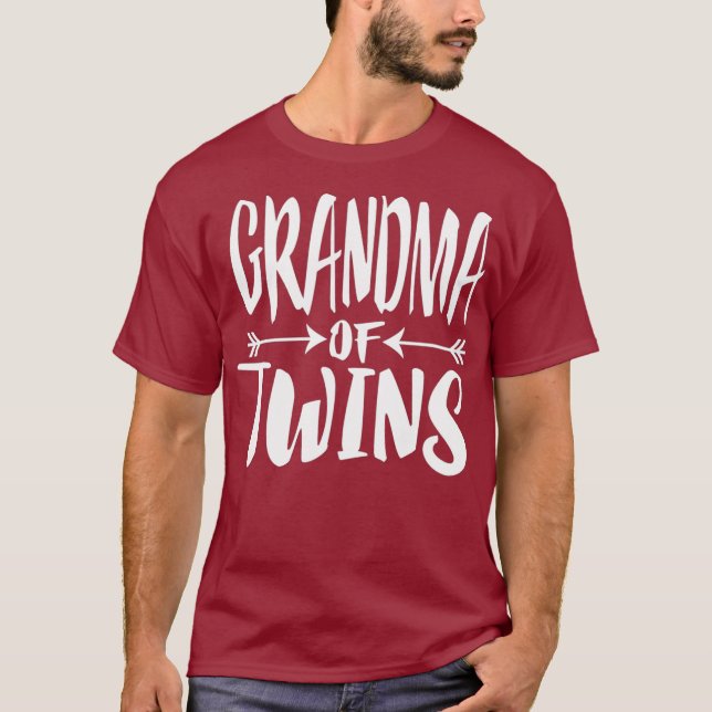 Camiseta Regalo De Abuela De Gemelos Gemelos (Anverso)