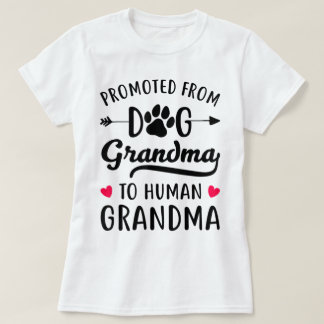 Camiseta Regalo de Abuela de Perro a Abuela Humana