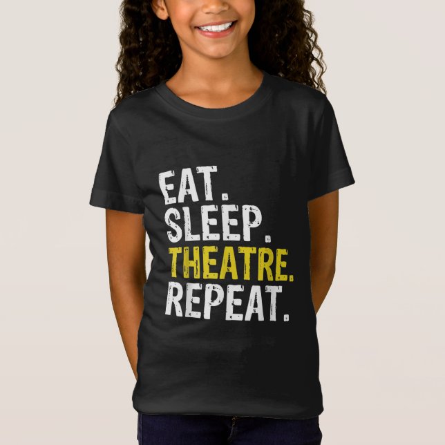 Camiseta Regalo de actor repetitivo del teatro del sueño (Anverso)