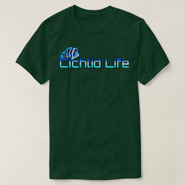 Camiseta Regalo de acuario de Frontosa Cichlid Life Cichlid (Diseño del anverso)