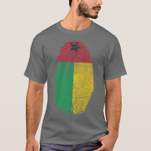Camiseta Regalo de ADN con huella digital de la bandera de