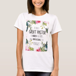 Camiseta Regalo de agradecimiento al pastor Cita de agradec