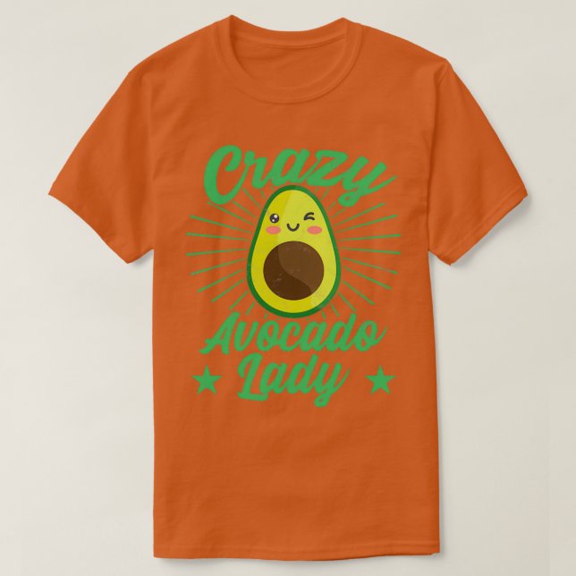 Camiseta Regalo de aguacate Idea Vegetariana (Diseño del anverso)