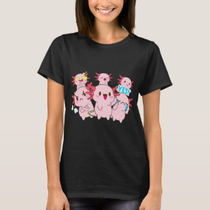 Camiseta Regalo de Ajolote Kawaii
