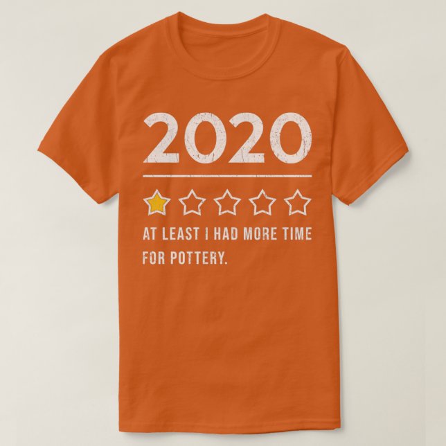 Camiseta Regalo de alfarería 2020 (Diseño del anverso)